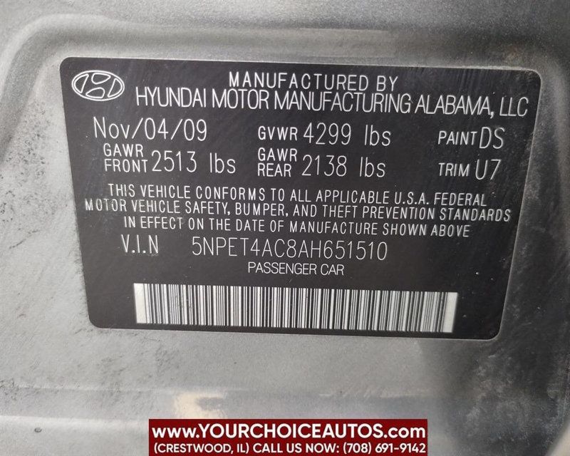 2010 Hyundai Sonata GLS 4dr Sedan 5A - 22925820 - 33