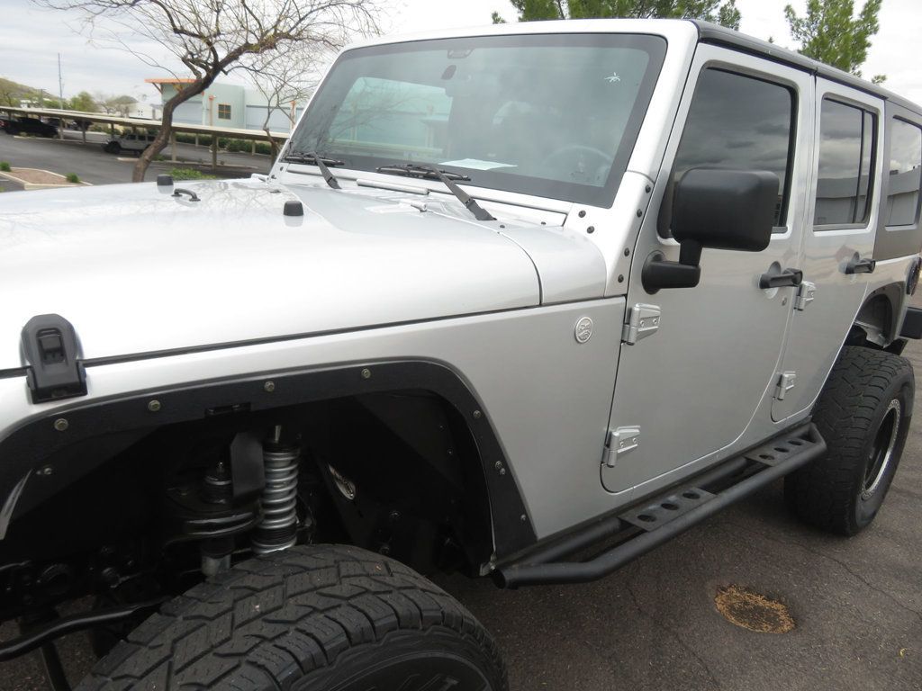 2010 Jeep Wrangler Unlimited LIFTED SPORT HARD TOP LOW MILES EXTRA CLEAN 2OWNER AZ JEEP  - 22365512 - 7
