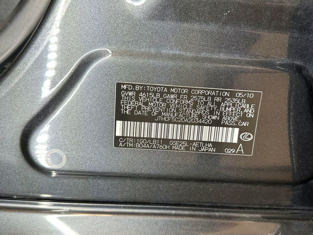 2010 Lexus IS 250 4dr Sport Sedan Automatic AWD - 23057880 - 44