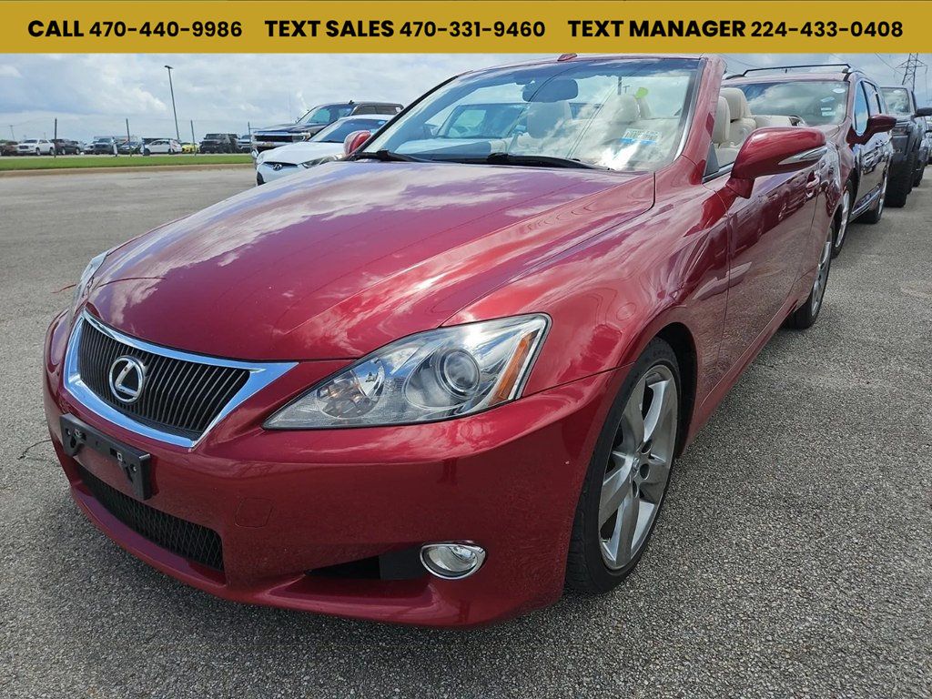 2010 Lexus IS 250C 2dr Convertible Automatic - 23041314 - 0