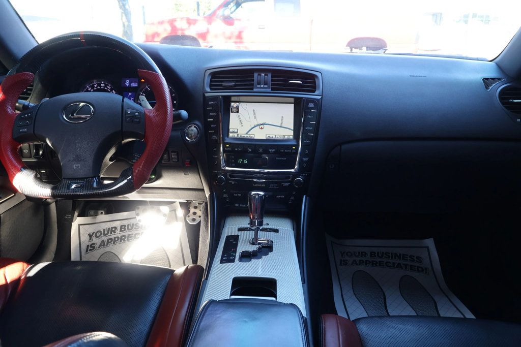 2010 Lexus IS F IS F, CLEAN CARFAX, TWO TONE LTHR, CF STEERING, NAVI, ML SOUND!! - 22906714 - 27
