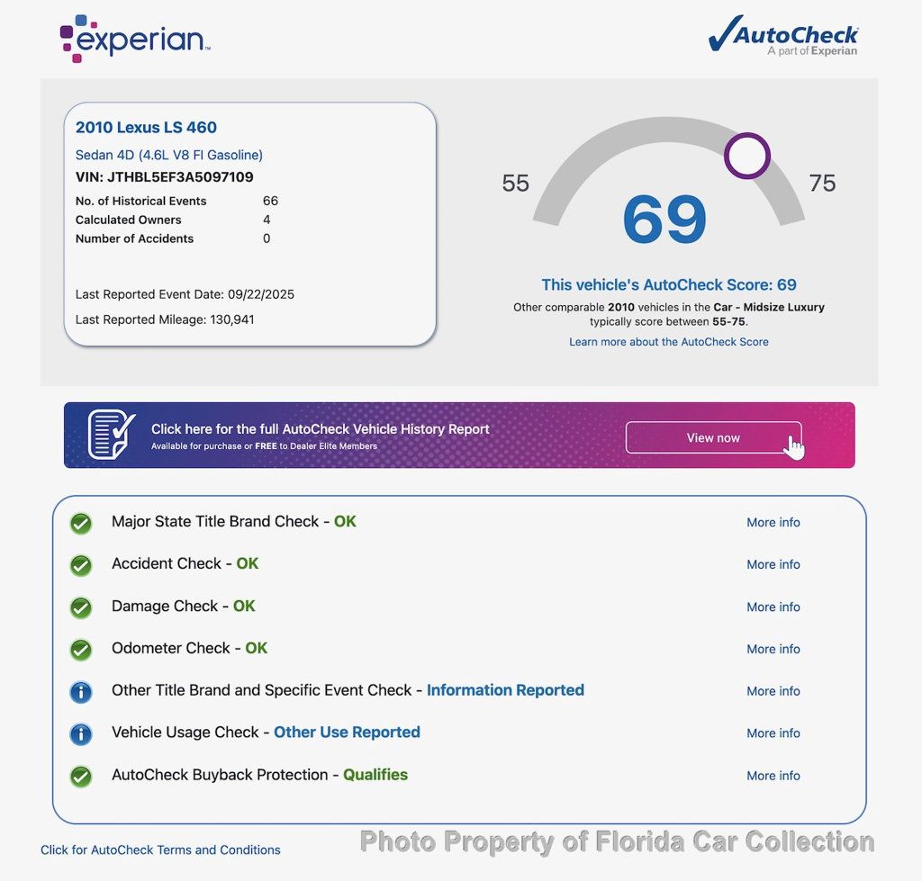 2010 Lexus LS 460 Sedan Comfort Package - 22920056 - 92