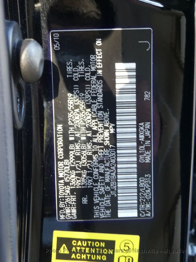 2010 LEXUS RX FWD 4dr Hybrid - 22634897 - 46