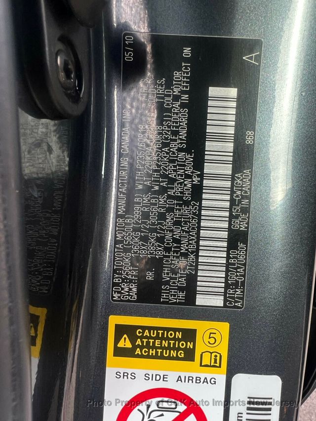 2010 Lexus RX 350 AWD 4dr - 22956502 - 44