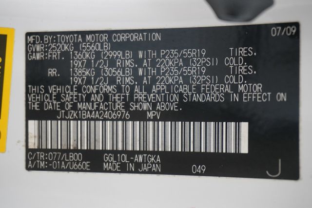 2010 Lexus RX 350 FWD 4dr - 22948275 - 29