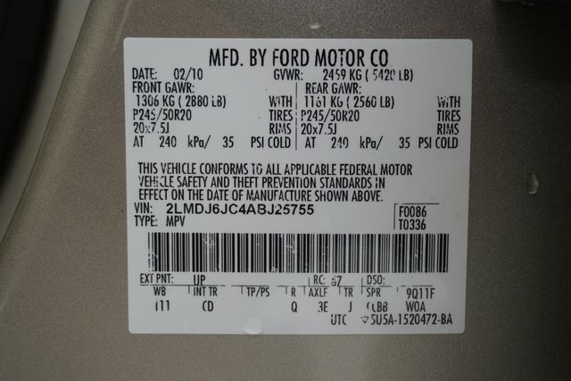 2010 Lincoln MKX FWD 4dr - 23031177 - 37