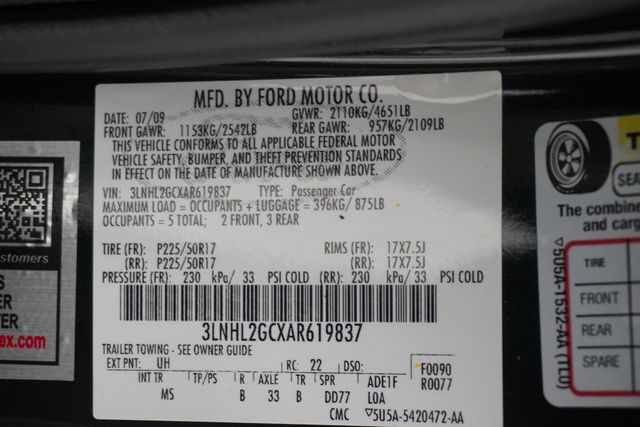 2010 Lincoln MKZ 4dr Sedan FWD - 22937582 - 31
