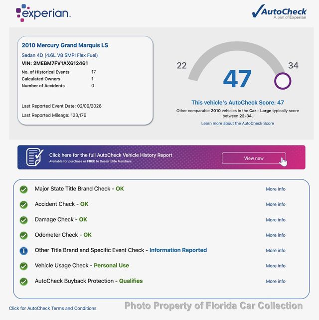 2010 Mercury Grand Marquis LS Sedan Ultimate Edition - 22985262 - 81