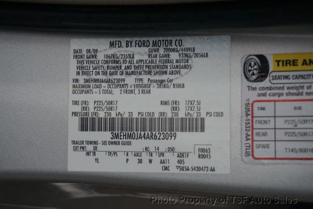 2010 Mercury Milan 4dr Sedan Premier FWD EXTREMELY LOW MILES IMMACULATE CONDITION  - 22988740 - 33