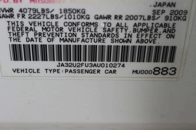 2010 Mitsubishi Lancer 4dr Sedan CVT ES - 23010038 - 9