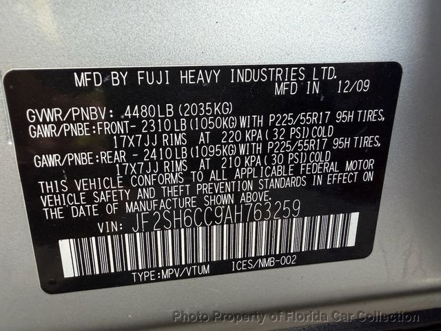 2010 Subaru Forester 2.5X Premium 4WD PZEV Automatic - 22953466 - 89