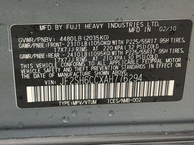 2010 Subaru Forester 2.5X Premium AWD 4dr Wagon 4A - 22965139 - 16