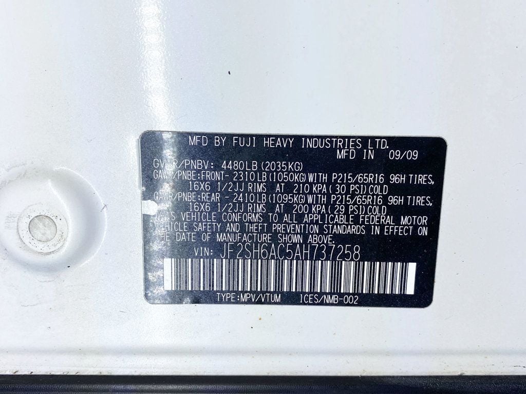 2010 Subaru Forester 2.5X photo 44