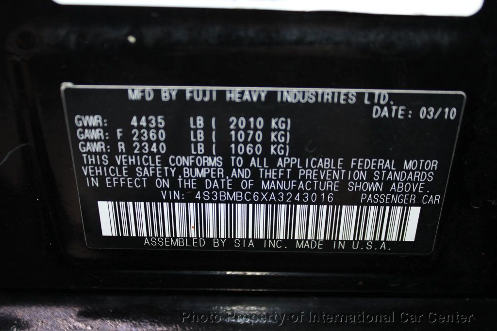 2010 Subaru Legacy 4dr Sedan H4 Automatic 2.5i Prem All-Wthr - 22933094 - 30