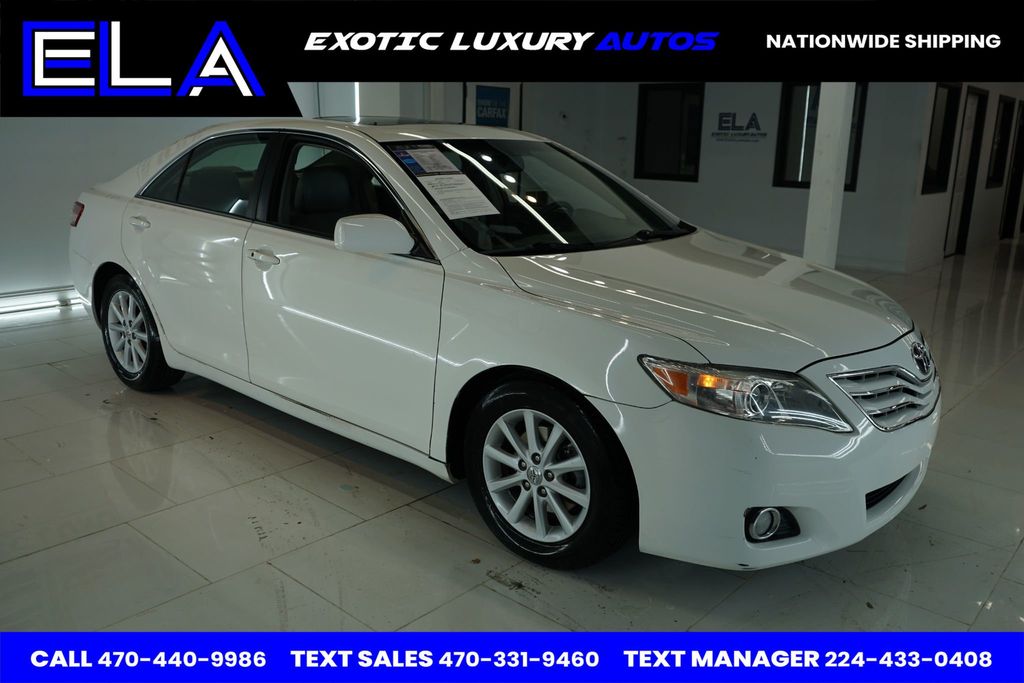 2010 Toyota Camry 1 OWNER! WOW! V6 XLE WITH NAVIGATION! REAR CAMERA! LEATHER!  - 22761079 - 17