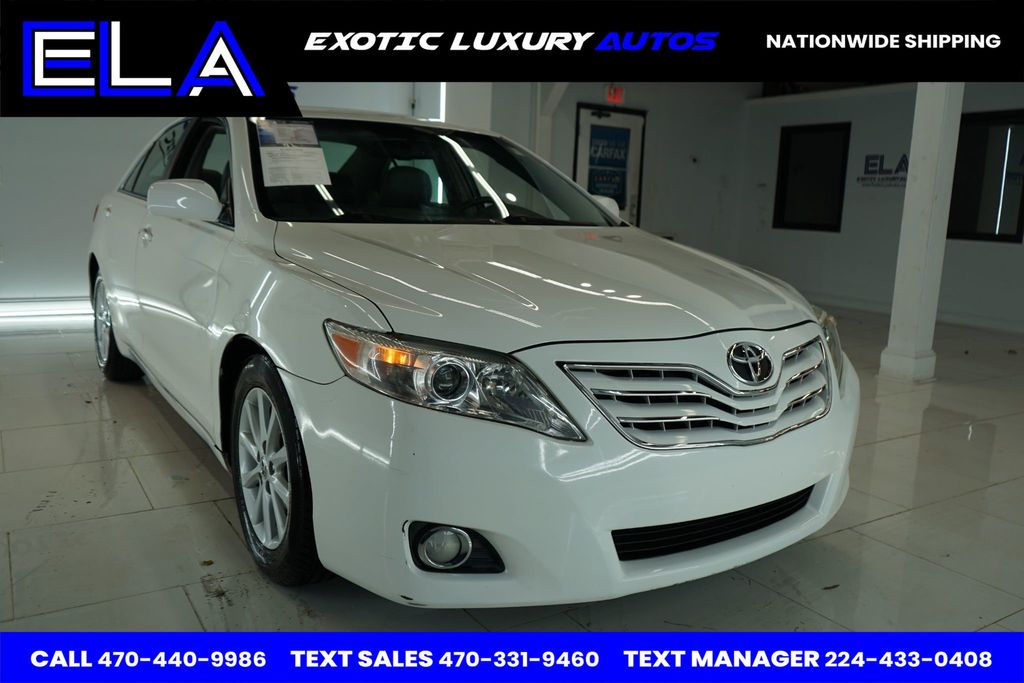 2010 Toyota Camry 1 OWNER! WOW! V6 XLE WITH NAVIGATION! REAR CAMERA! LEATHER!  - 22761079 - 19