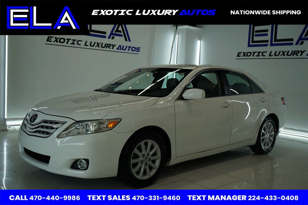 2010 Toyota Camry 1 OWNER! WOW! V6 XLE WITH NAVIGATION! REAR CAMERA! LEATHER!  - 22761079 - 2