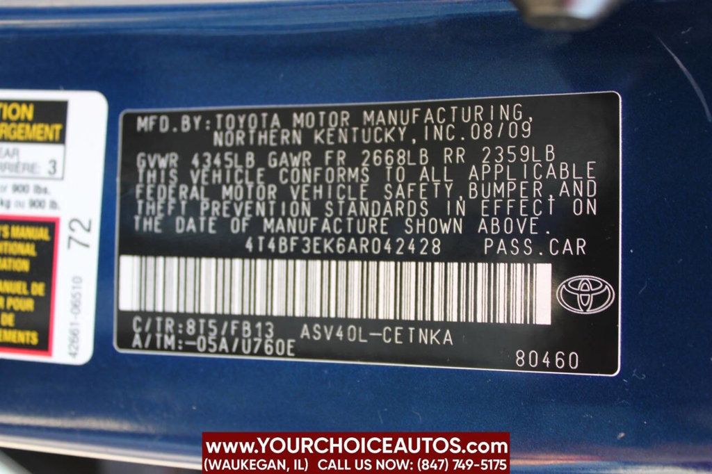 2010 Toyota Camry 4dr Sedan I4 Automatic LE - 22576951 - 28