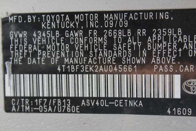 2010 Toyota Camry Base 4dr Sedan 6A - 23001766 - 7