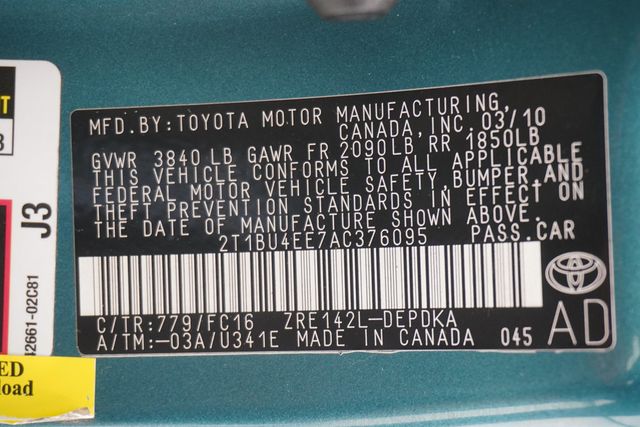 2010 Toyota Corolla  - 22993040 - 23