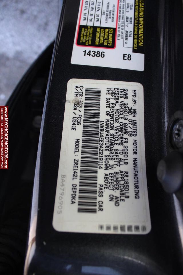 2010 Toyota Corolla 4dr Sedan Automatic LE - 22776991 - 10