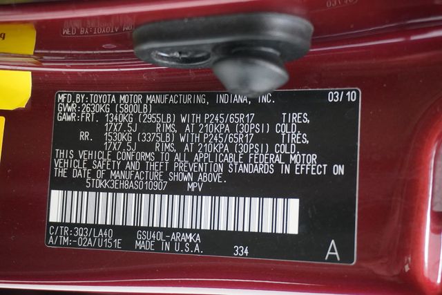 2010 Toyota Highlander FWD 4dr V6 SE - 22999732 - 31