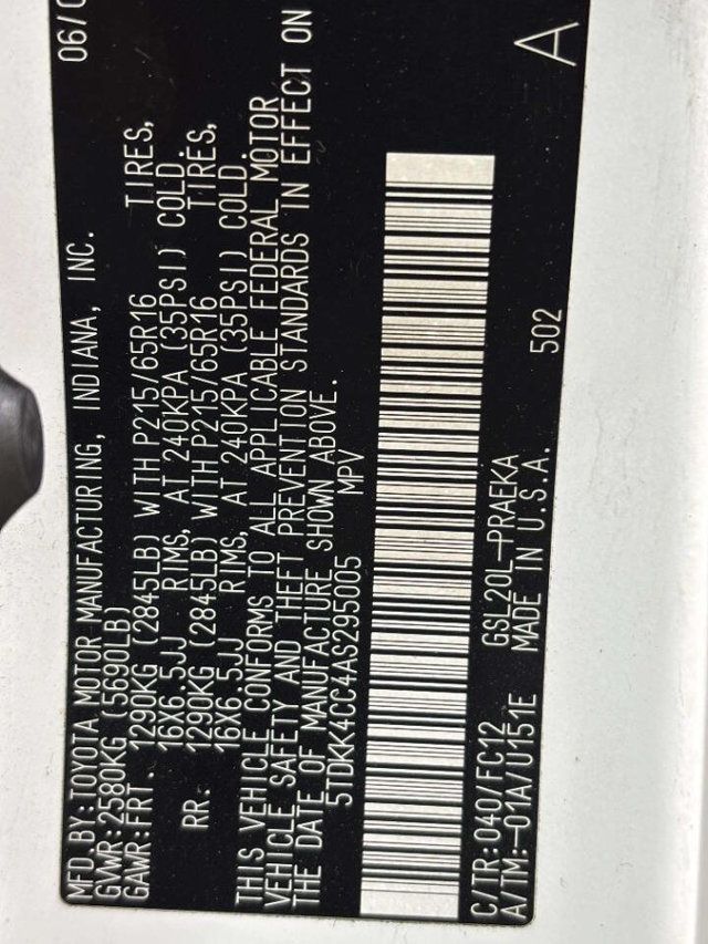 2010 Toyota Sienna LE 7 Passenger 4dr Mini Van - 23018678 - 31