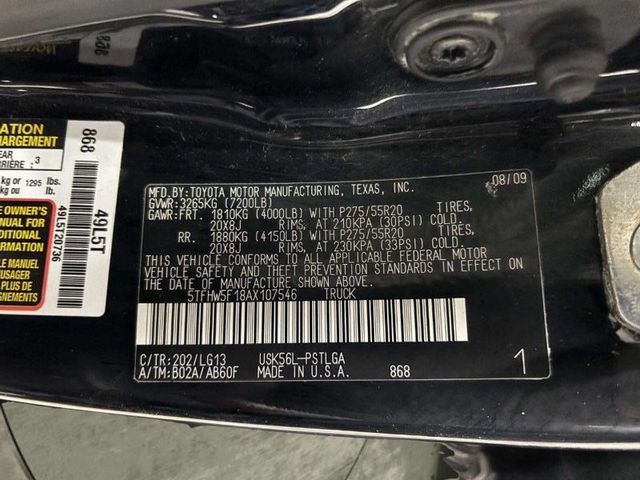 2010 Toyota Tundra CrewMax 5.7L FFV V8 6-Speed Automatic LTD - 22958744 - 49