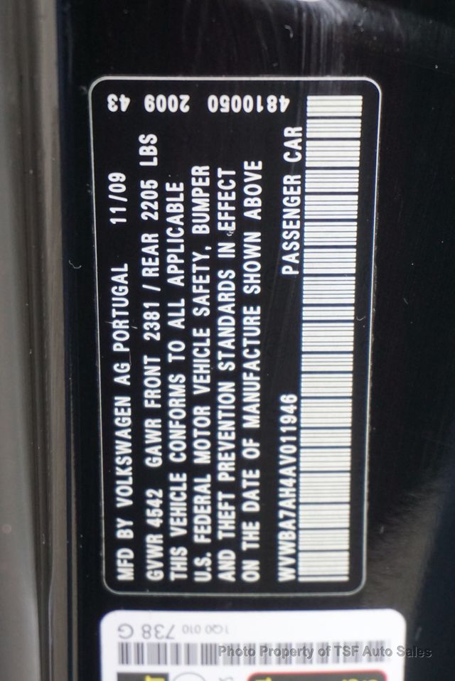 2010 Volkswagen Eos 2dr Convertible DSG Komfort CLEAN CARFAX LOW MILES  - 22959397 - 21