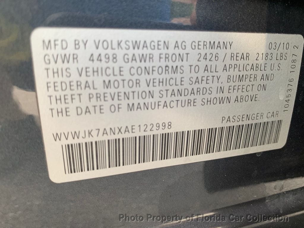 2010 Volkswagen Passat Sedan DSG Komfort FWD - 22688589 - 89