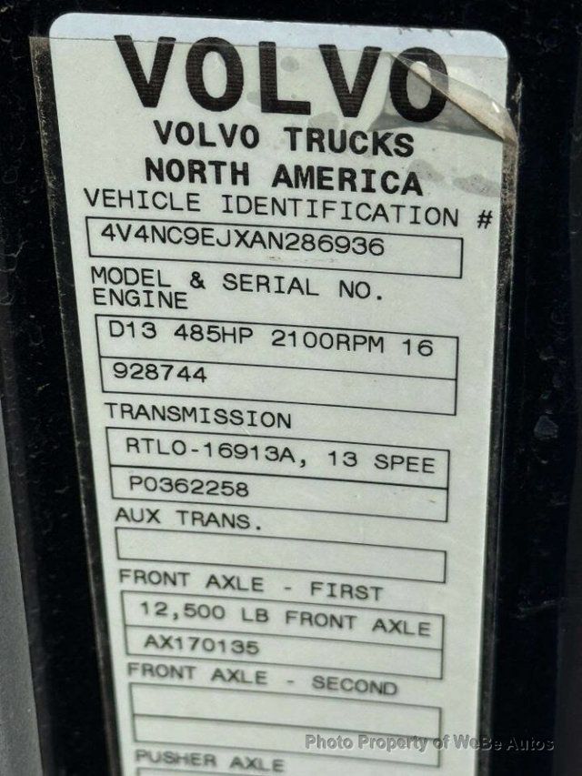 2010 Volvo VNL 6X4 2dr Conventional New Generation - 22997381 - 14