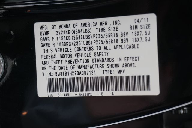 2011 Acura RDX AWD 4dr - 22932219 - 30