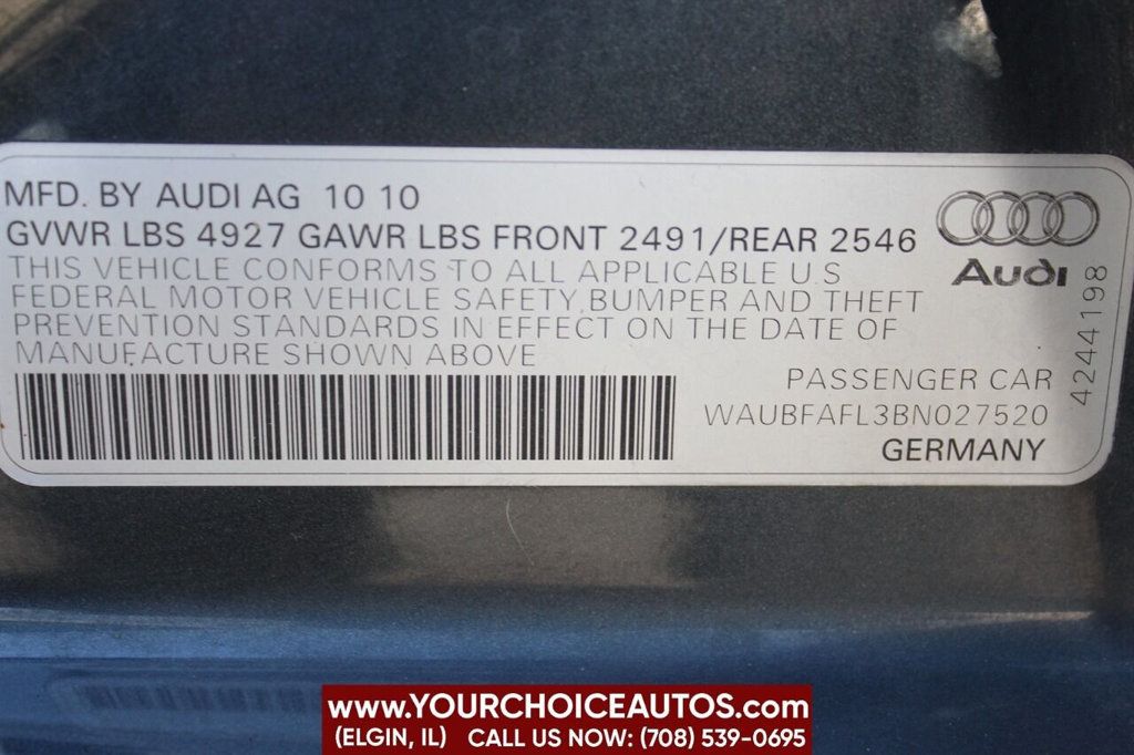 2011 Audi A4 4dr Sedan Automatic quattro 2.0T Premium - 22394741 - 31