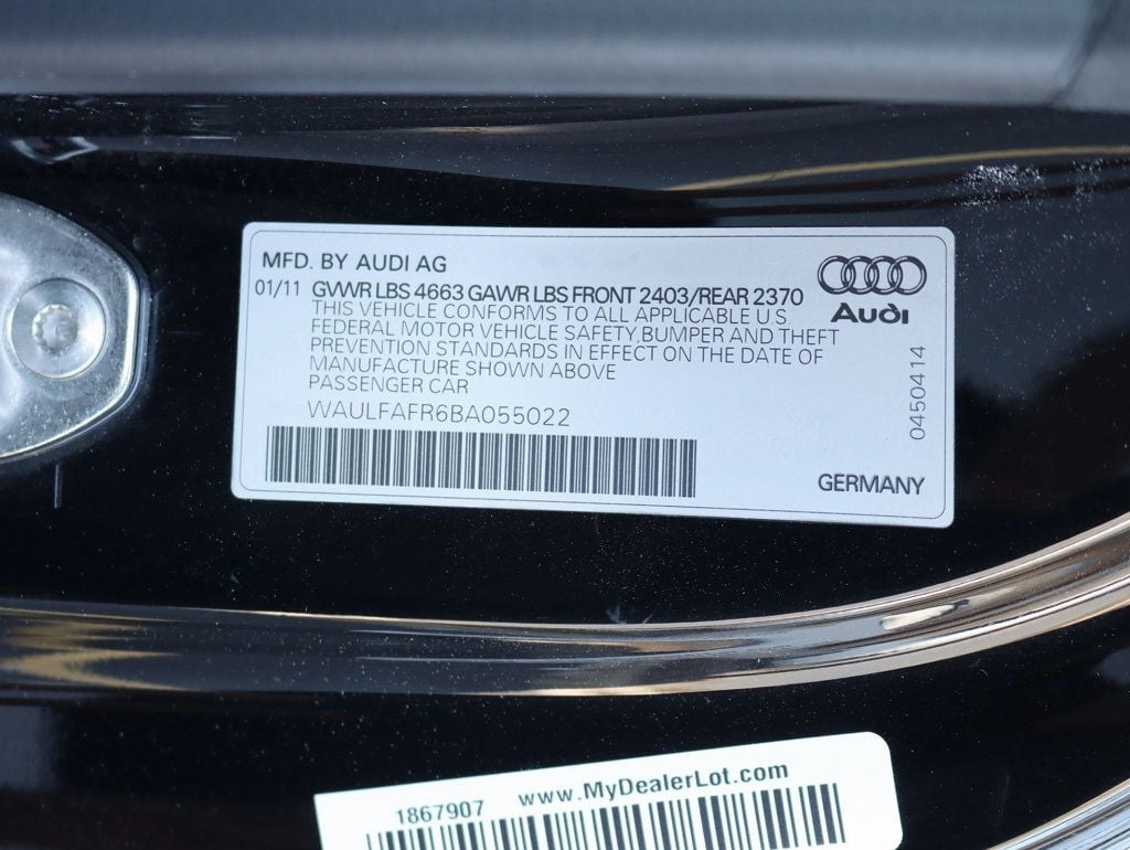 2011 Audi A5 2dr Coupe Automatic quattro 2.0T Premium Plus - 22392687 - 30