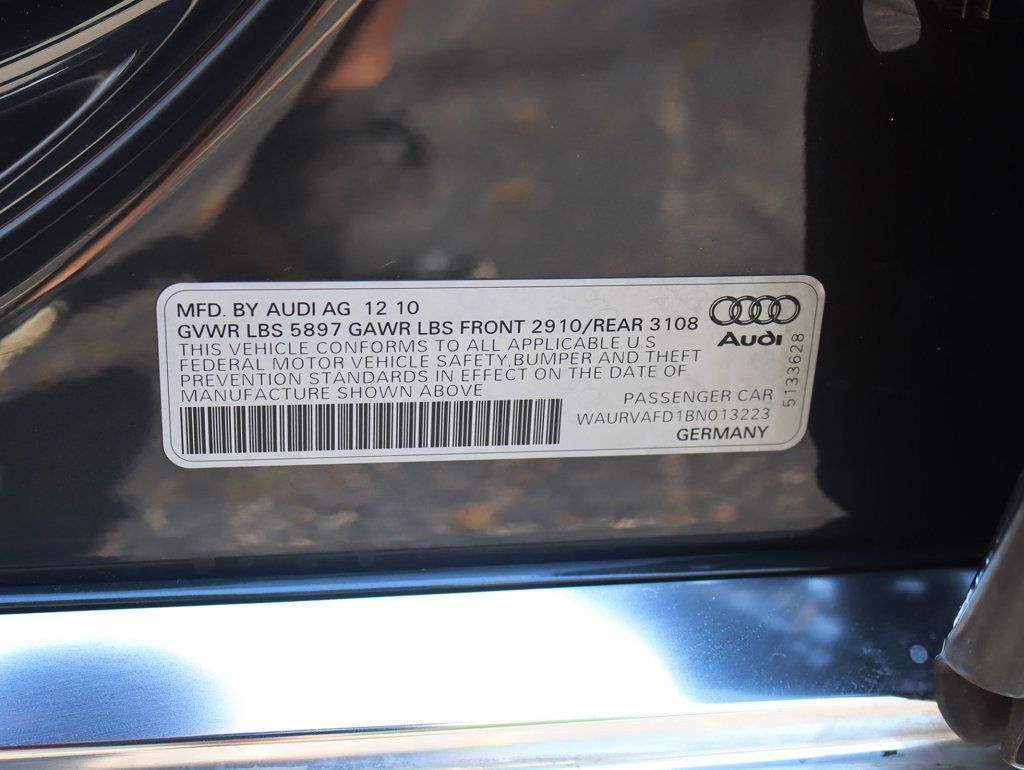 2011 Audi A8 L Premium Quattro 4dr Sedan - 23052634 - 41
