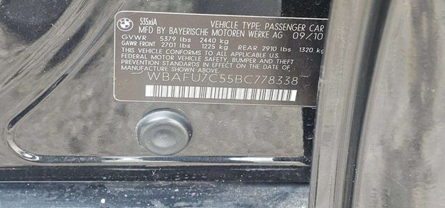 2011 BMW 5 Series 535i xDrive - 23001191 - 9