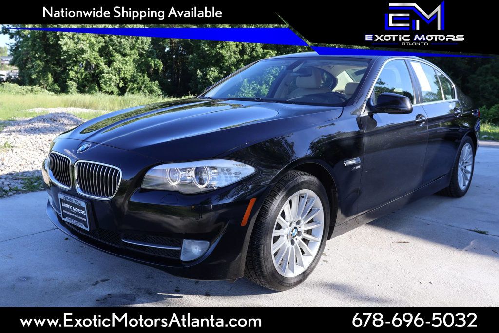 2011 BMW 5 Series CLEAN CARFAX, M SPORT PKG, HID LTS, BACKUP CAM, NAVIGATION, BT!! - 22780876 - 0