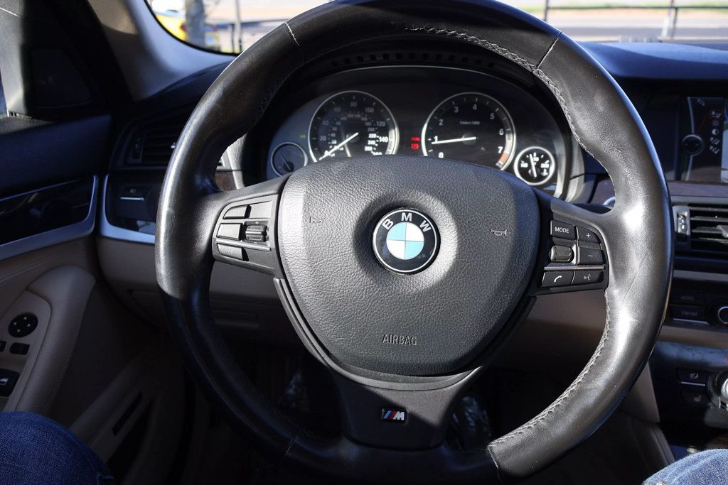 2011 BMW 5 Series CLEAN CARFAX, M SPORT PKG, HID LTS, BACKUP CAM, NAVIGATION, BT!! - 22780876 - 20
