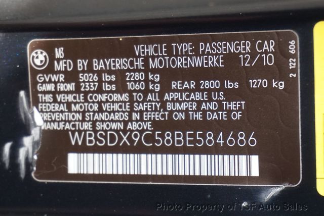 2011 BMW M3  - 22925452 - 33