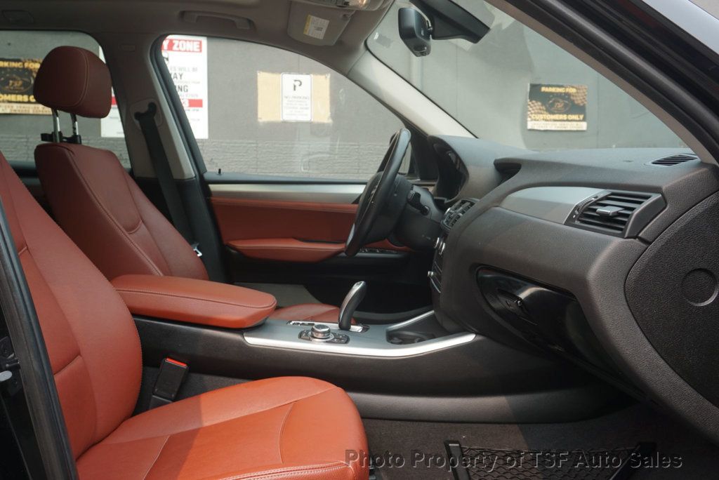 2011 BMW X3 28i RED LEATHER NAVIGATION REAR CAMERA PANO ROOF HEATED SEATS  - 23054802 - 10