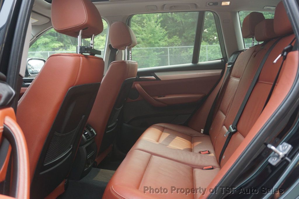 2011 BMW X3 28i RED LEATHER NAVIGATION REAR CAMERA PANO ROOF HEATED SEATS  - 23054802 - 13