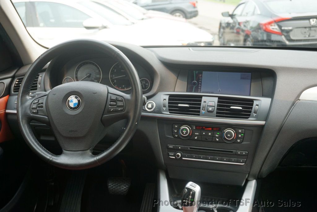 2011 BMW X3 28i RED LEATHER NAVIGATION REAR CAMERA PANO ROOF HEATED SEATS  - 23054802 - 18
