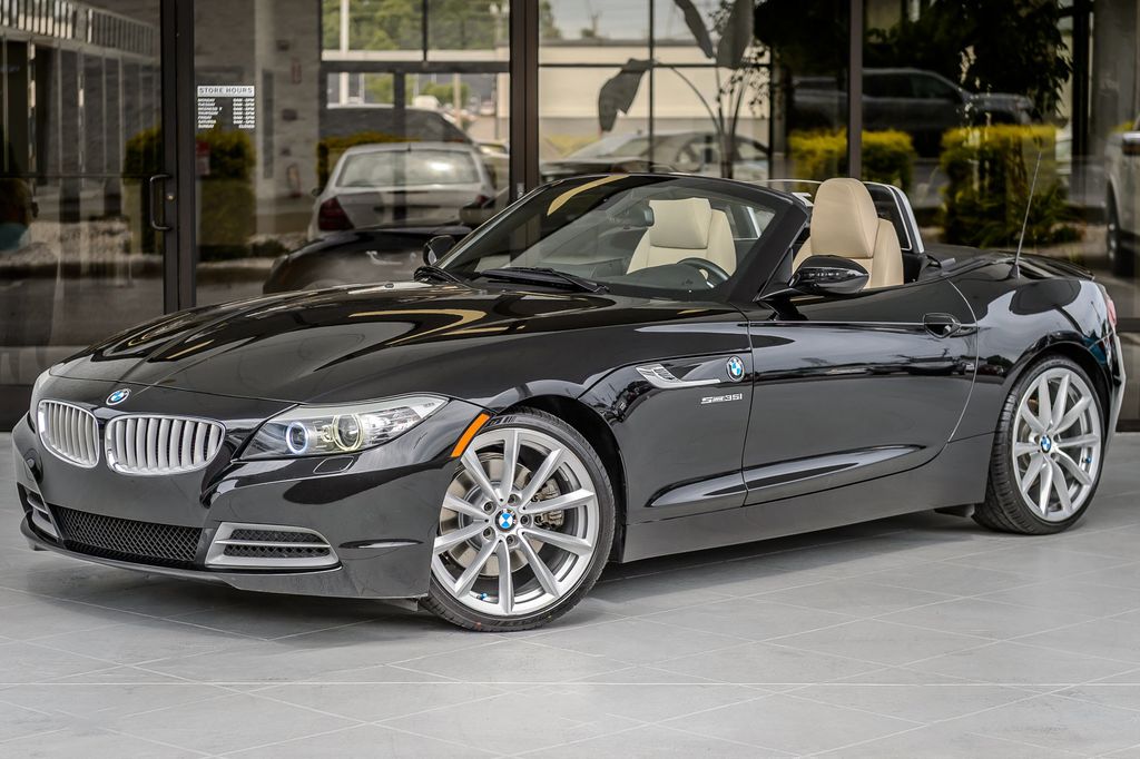 2011 BMW Z4 Z4 sDRIVE 35i BLACK ON BEIGE TURBO HARD TOP CONVERTIBLE  - 23036510 - 1