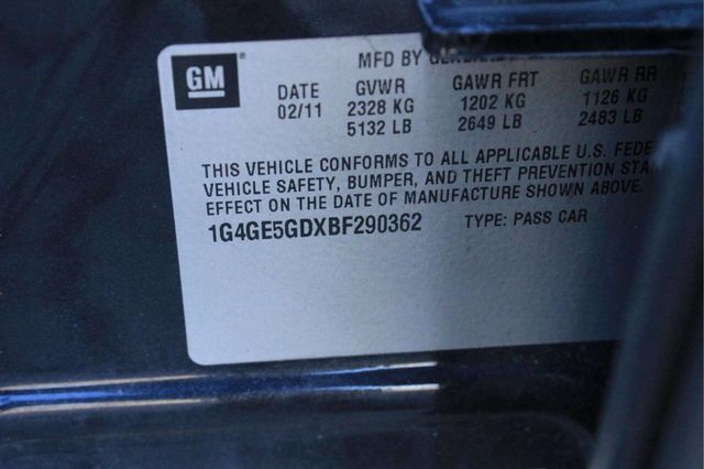 2011 Buick LaCrosse 4dr Sedan CXS - 23017453 - 11