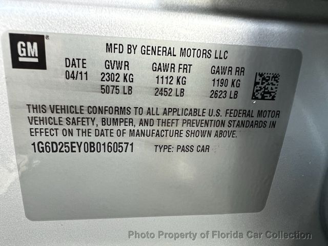 2011 Cadillac CTS Sedan Sedan 3.0L Performance - 22930944 - 83