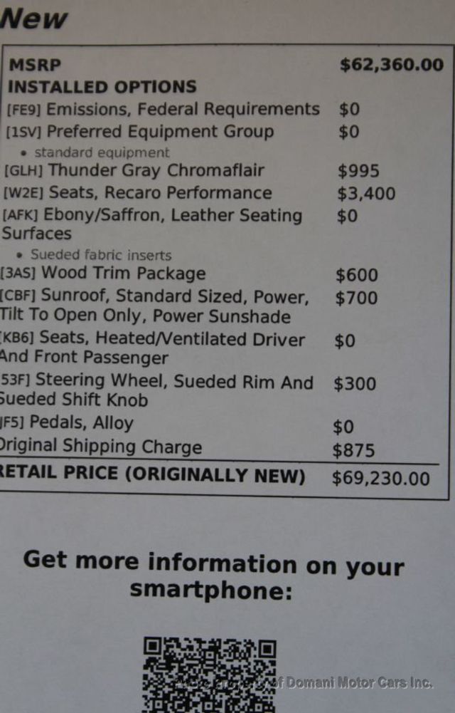 2011 Cadillac CTS-V Coupe Stunning 6 SPEED TRUE  MANUAL  V COUPE  1 OWNER - 20753682 - 3