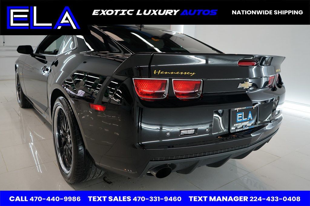 2011 Chevrolet Camaro HENNESSY HPE SERIAL # 38 ! REAL PLAQ INSIDE ENGINE BAY AS WELL  - 22780970 - 11