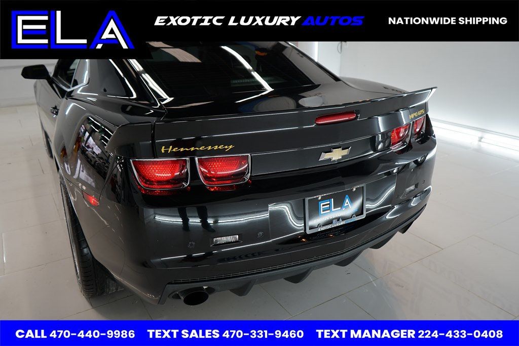 2011 Chevrolet Camaro HENNESSY HPE SERIAL # 38 ! REAL PLAQ INSIDE ENGINE BAY AS WELL  - 22780970 - 13