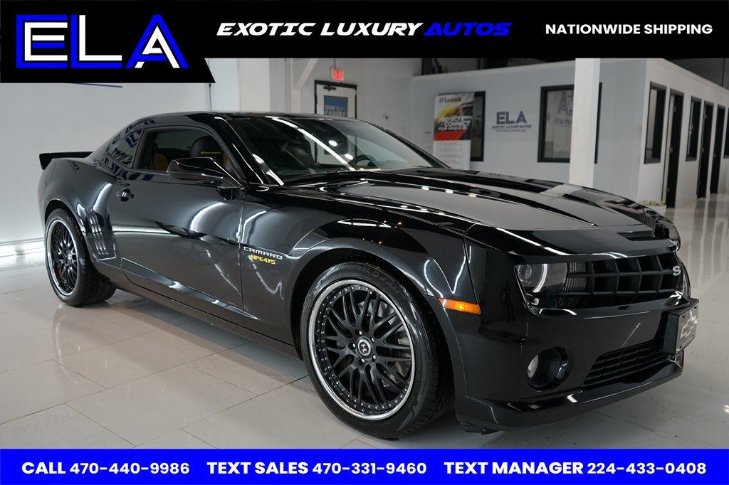 2011 Chevrolet Camaro HENNESSY HPE SERIAL # 38 ! REAL PLAQ INSIDE ENGINE BAY AS WELL  - 22780970 - 18