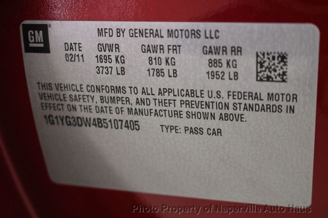 2011 Chevrolet Corvette 2dr Convertible w/3LT - 23042785 - 38